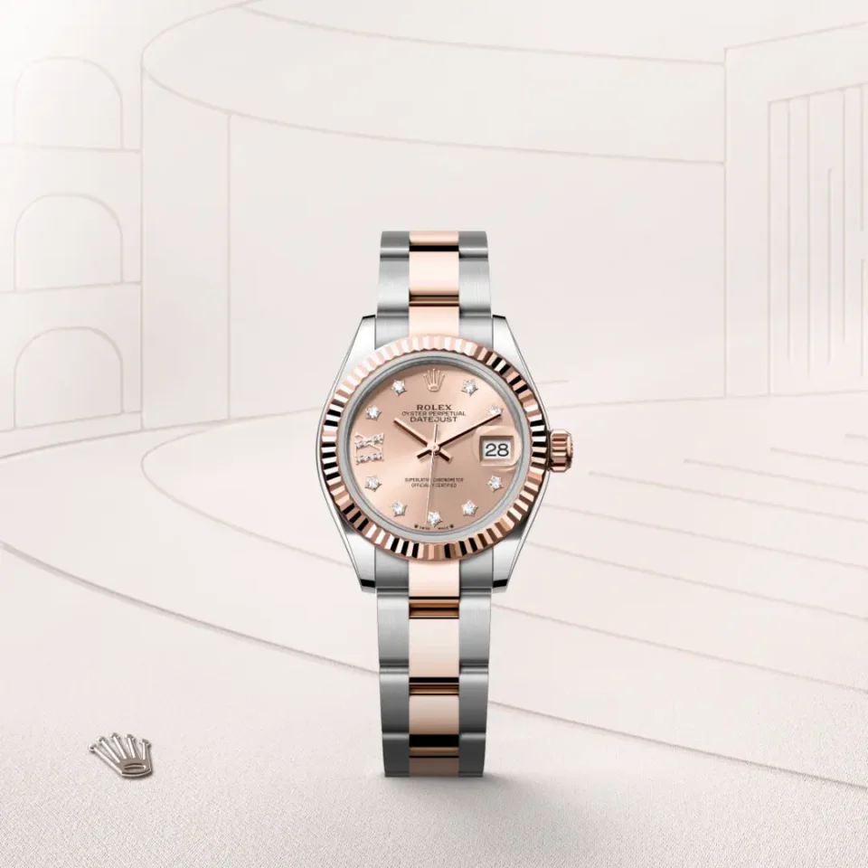 Rolex Lady-Datejust Everose Rolesor – Oystersteel-terästä ja Everose-kultaa, M279171-0028, 1 - Lindroos