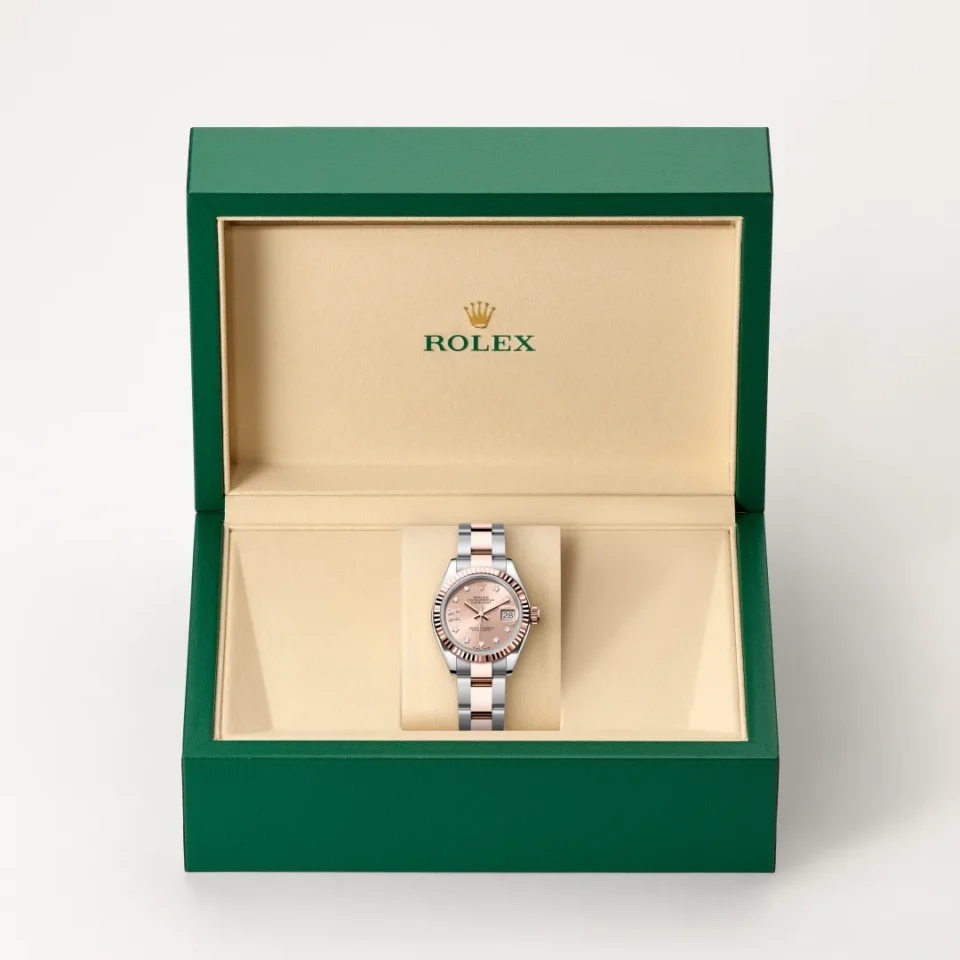 Rolex Lady-Datejust Everose Rolesor – Oystersteel-terästä ja Everose-kultaa, M279171-0028, 2 - Lindroos