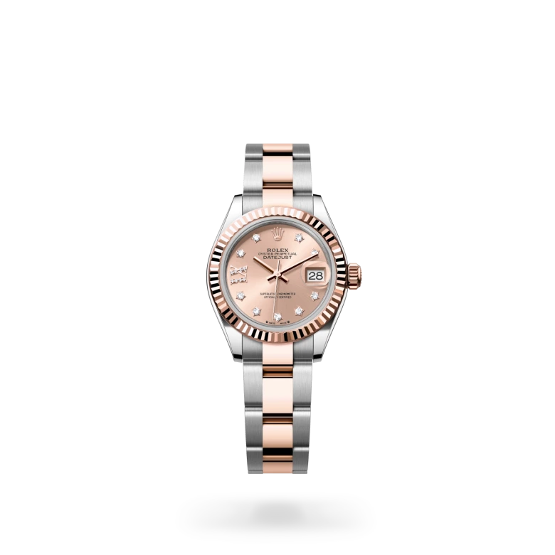 Rolex Lady-Datejust Everose Rolesor – Oystersteel-terästä ja Everose-kultaa, M279171-0028 - Lindroos