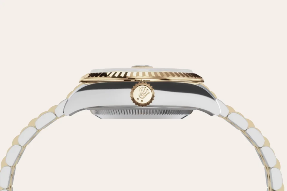 Rolex Lady-Datejust Keltainen Rolesor – Oystersteel-terästä ja keltakultaa, M279173-0007, 7 - Lindroos