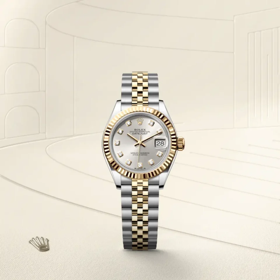 Rolex Lady-Datejust Keltainen Rolesor – Oystersteel-terästä ja keltakultaa, M279173-0007, 1 - Lindroos