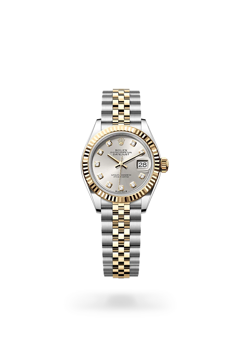 Rolex Lady-Datejust Keltainen Rolesor – Oystersteel-terästä ja keltakultaa, M279173-0007 - Lindroos