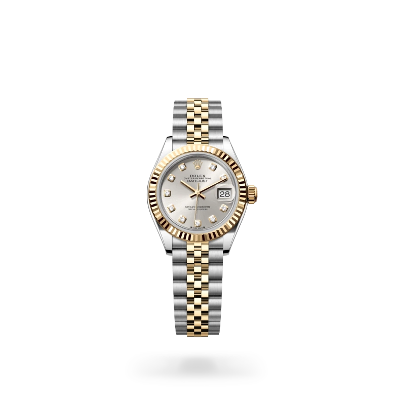Rolex Lady-Datejust Keltainen Rolesor – Oystersteel-terästä ja keltakultaa, M279173-0007 - Lindroos