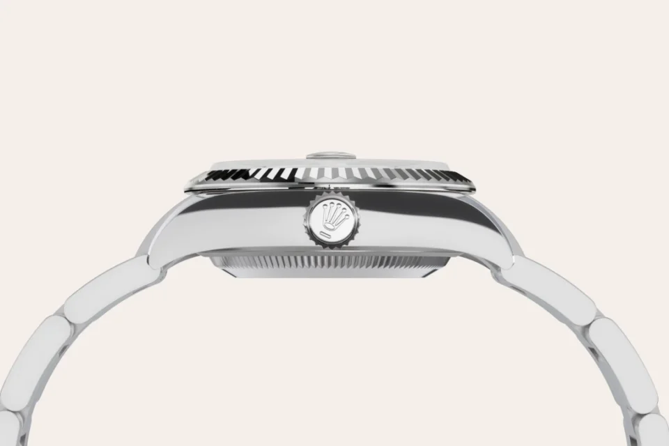 Rolex Lady-Datejust Valkoinen Rolesor – Oystersteel-terästä ja valkokultaa, M279174-0020, 7 - Lindroos