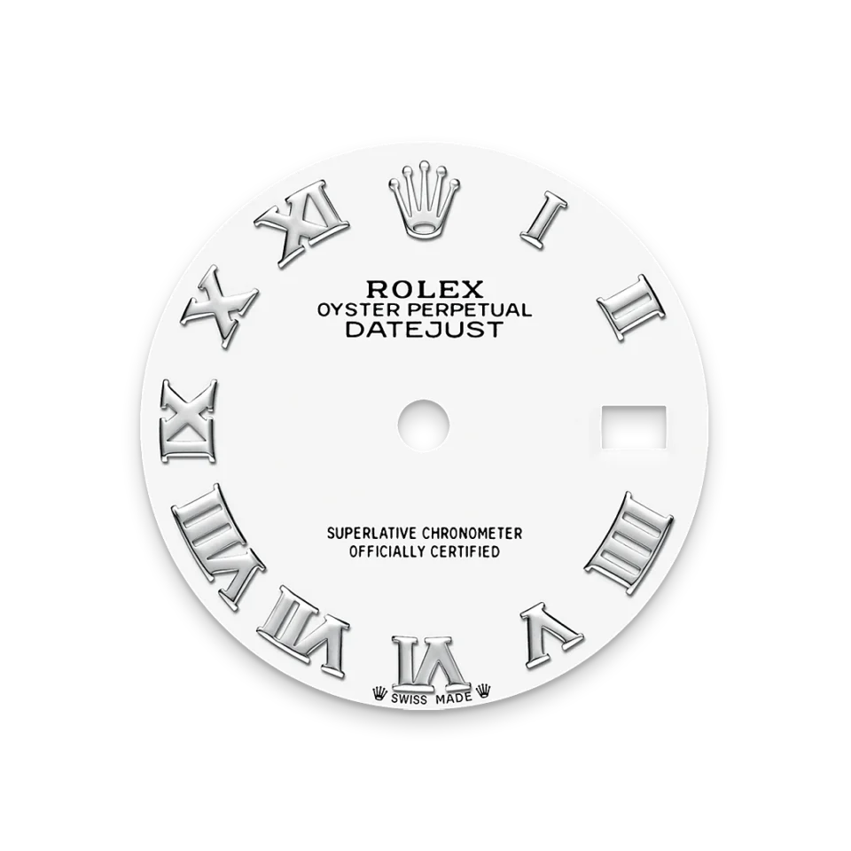 Rolex Lady-Datejust Valkoinen Rolesor – Oystersteel-terästä ja valkokultaa, M279174-0020, 6 - Lindroos