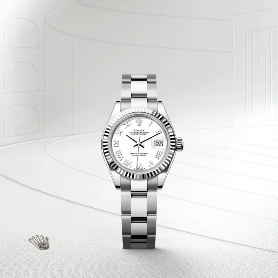 Rolex Lady-Datejust Valkoinen Rolesor – Oystersteel-terästä ja valkokultaa, M279174-0020, 1 - Lindroos
