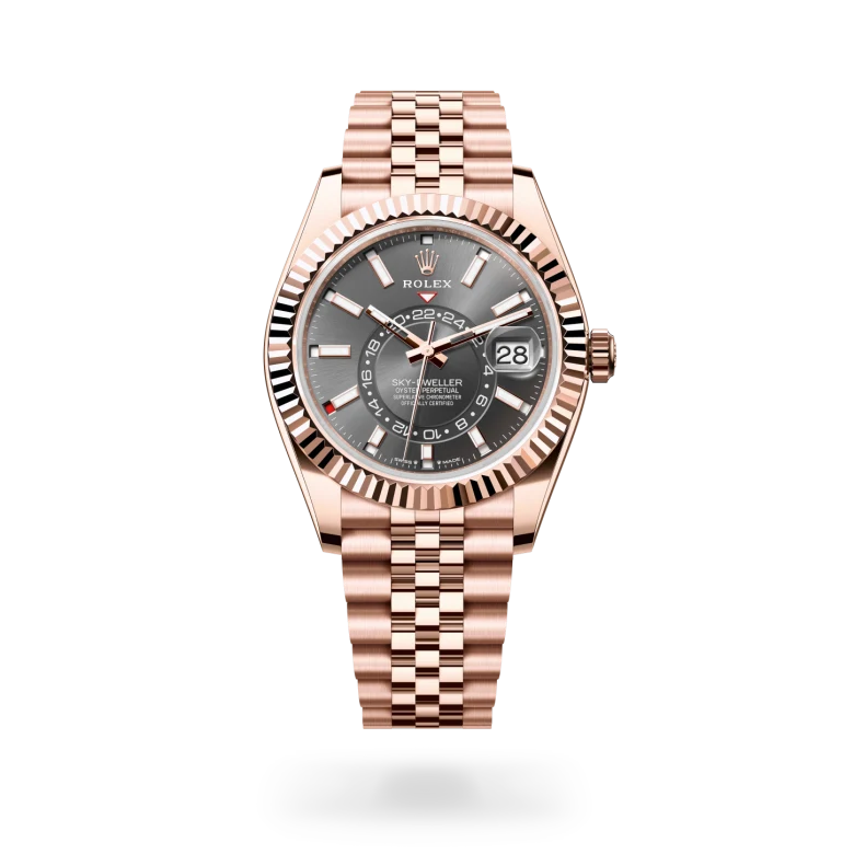 Rolex Sky-Dweller 18k Everose-kulta, M336935-0008 - Lindroos